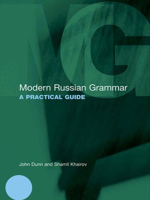 cover image of Modern Russian Grammar